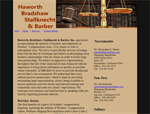 Tablet Screenshot of haworthlaw.com